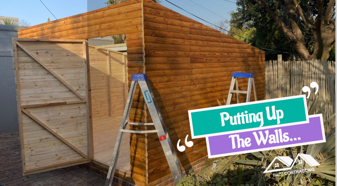 Wendy-Houses-Vereeniging-Putting-Up-The-Walls