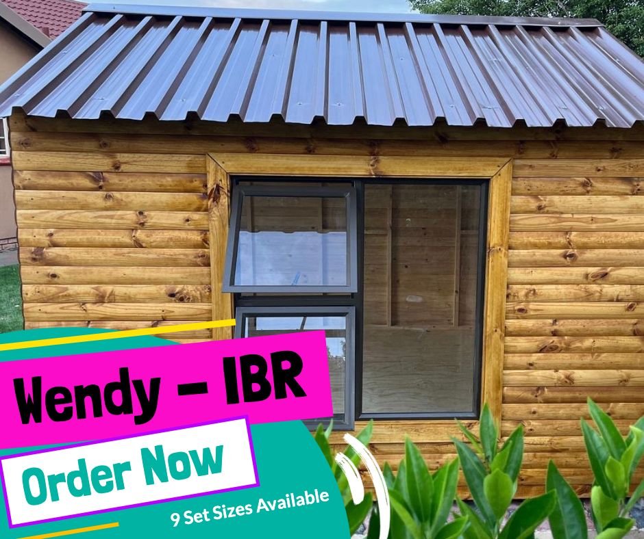 buzz contracting wendy house for sale vanderbijlpark - Wendy With IBR Roof
